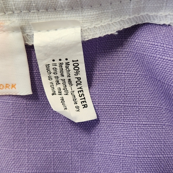 60s 70s Era Vintage Lilac Lady Carol polyester crossover button dress - Picture 6 of 10